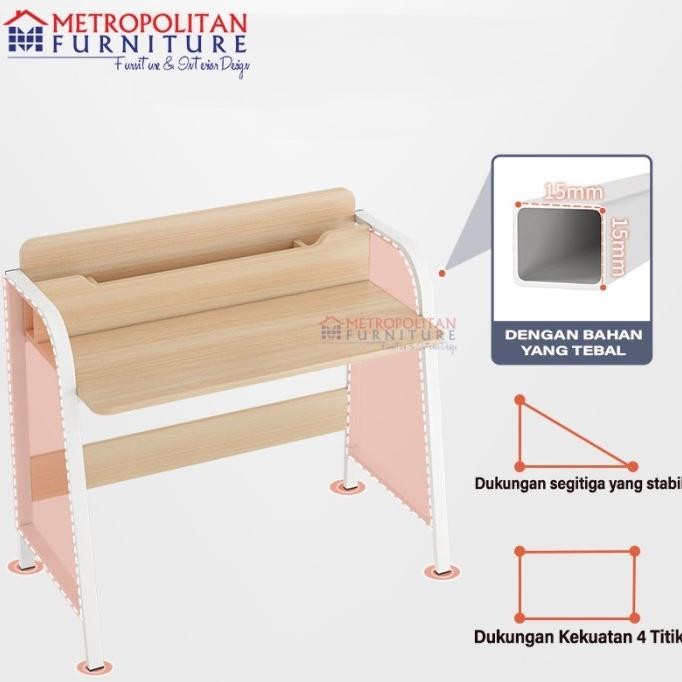 Meja Belajar Mee Do Komputer Minimalis Study Table Desk Buantakalea