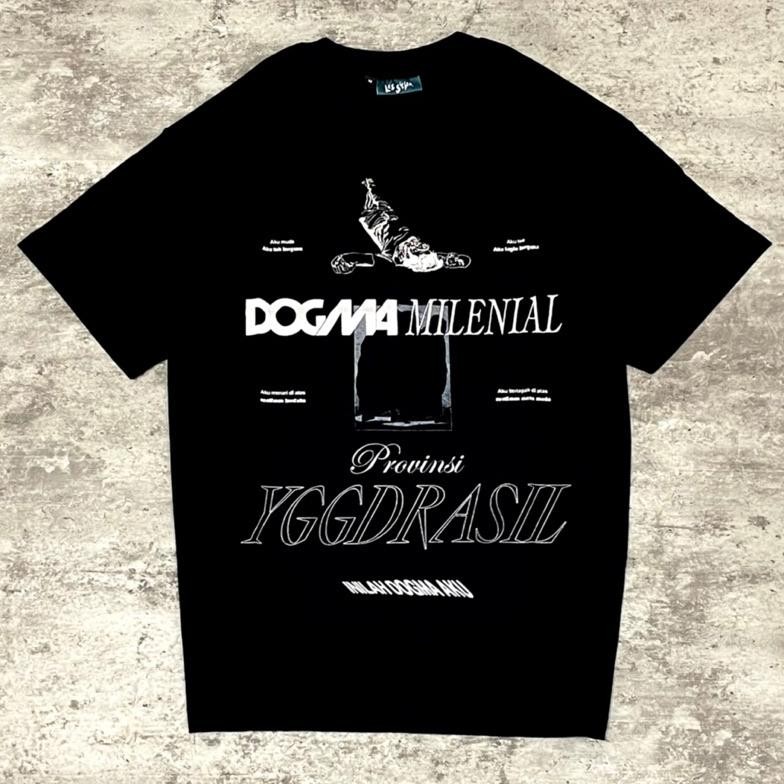 Promo Kaos CodBapak. Dogma Millenial Provinsi Yggdrasil Tshirt Black Original Merchandise Oke T Shir