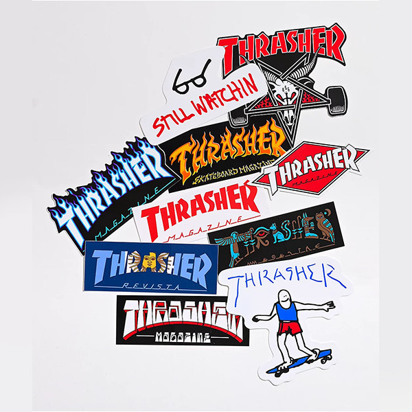 

Thrasherr Assorted Sticker Pack 10