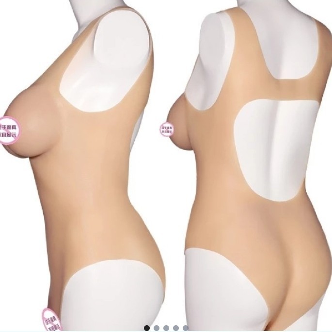 

TERBARU! realistic silicone fake crossdresser cosplay bodysuit premium