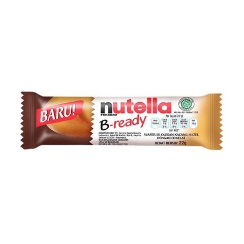 

Ferrero Nutella B-Ready Single 22Gr/Pcs