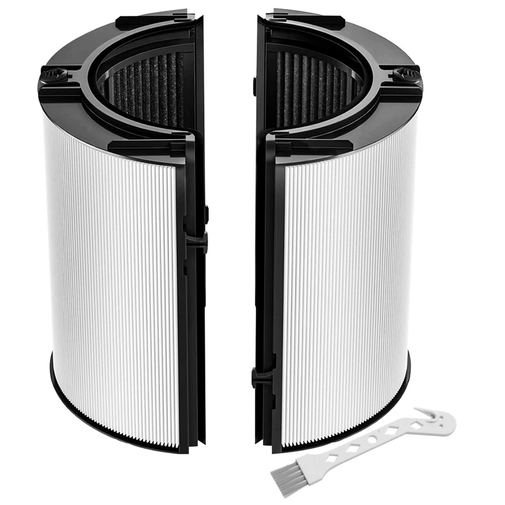 Dyson PH04 - Pembersih Udara dan Pelembap, Kapasitas 5L, Warna Putih/Emas