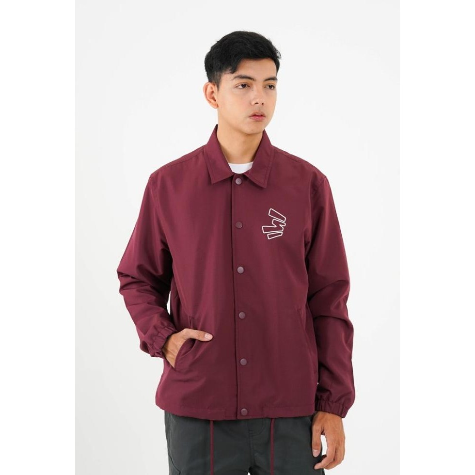 3SECOND JAKET PRIA COACH JACKET REGULAR FIT TASLAN RIGEL OL-C071124 STOK TERBATAS