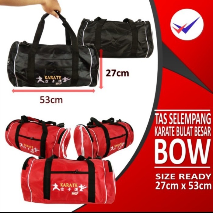 Ready.. Tas Karate Bulat Selempang Kecil Latihan Olahraga Bola Futsal