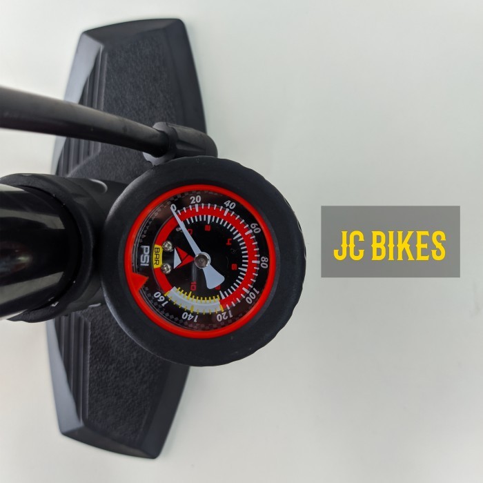 Baru.. Pompa Tangan Sepeda / Motor Avand 7039 Steel Dual Pentil