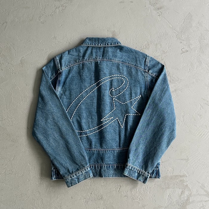 CRTZ C-Star Denim Trucker Jacket Blue