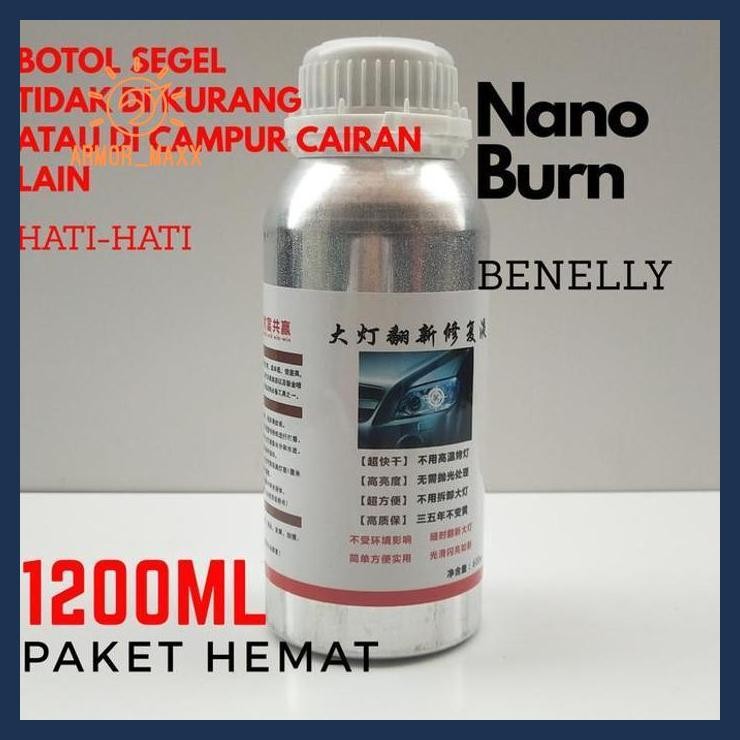 1200Ml Liquid Nano Burn Coating Refill Nano Burn Biru
