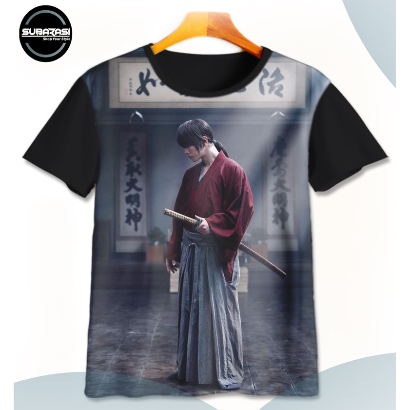 Baju Kaos Anak Samurai X Kenshin Batosai SamuraiX-4-designWD Unisex - SUBARASI STORE