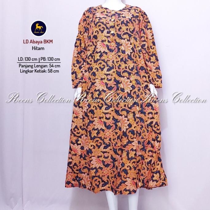 Sale Batik Kuda Mas Jumbo Longdrees Abaya Ld-130 Batik Print | Daster