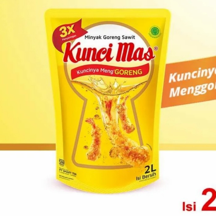 

Kunci Mas Minyak Goreng Pouch 6Pcs/2L Grab Dan Gojek Only