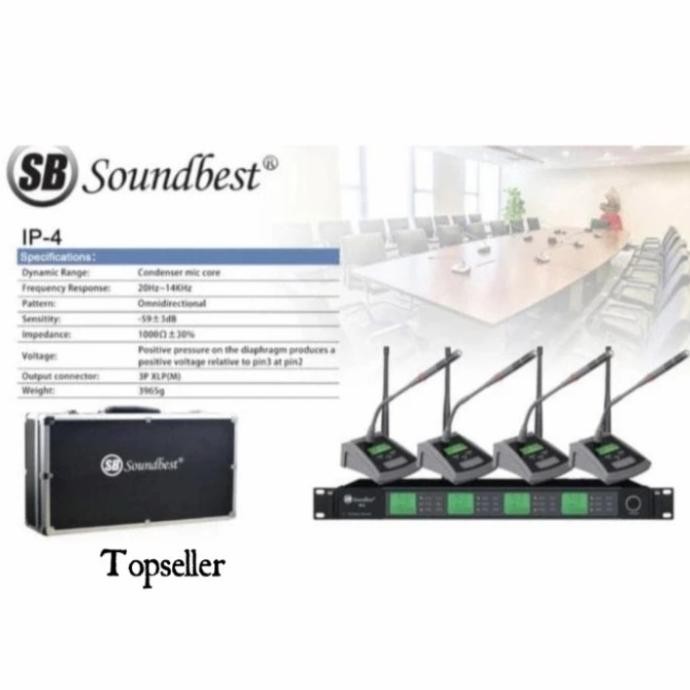 Grosir Mic Wireles Conference Soundbest Ip 4