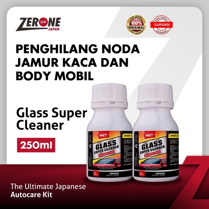 Promo Zerone Glass Super Cleaner 250ml Pembersih Jamur Kaca Body Mobil