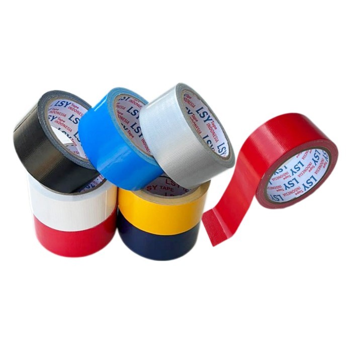 

Lakban Kain Warna / Cloth Tape 2" X 10Meter Full Lsy Tape Indoensia