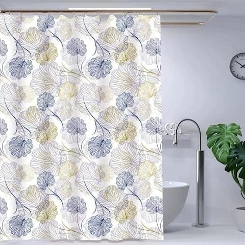 SHOWER CURTAIN 200 X 200 CM TIRAI HORDENG KAMAR MANDI ANTI AIR