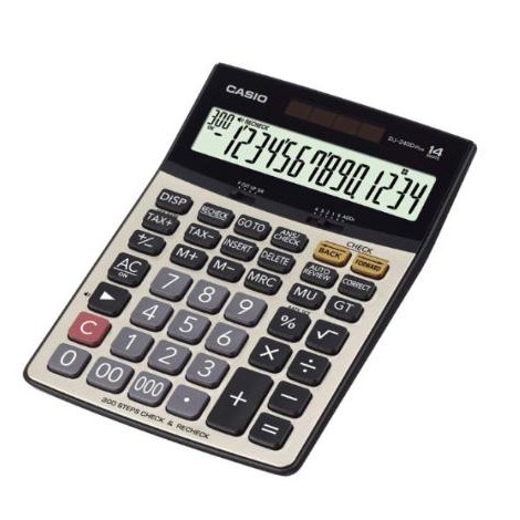 

CALCULATOR DAGANG CASIO DJ-240D PLUS RECHECK 14 DIGITS