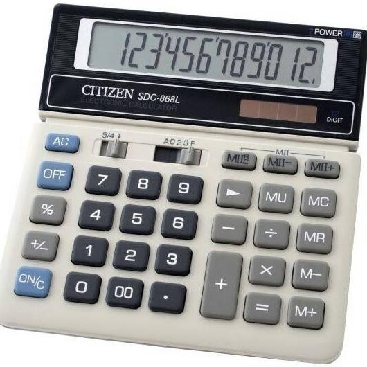 

CITIZEN SDC-868L - KALKULATOR MEJA