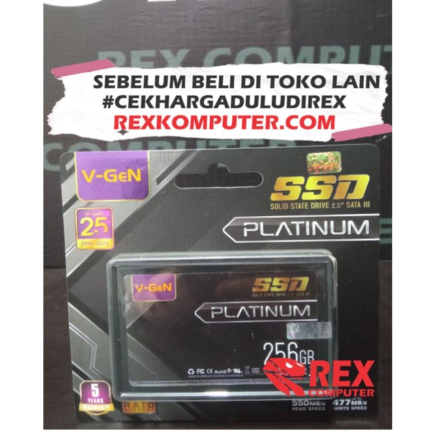 SSD V-Gen 256GB -  PlatinuM