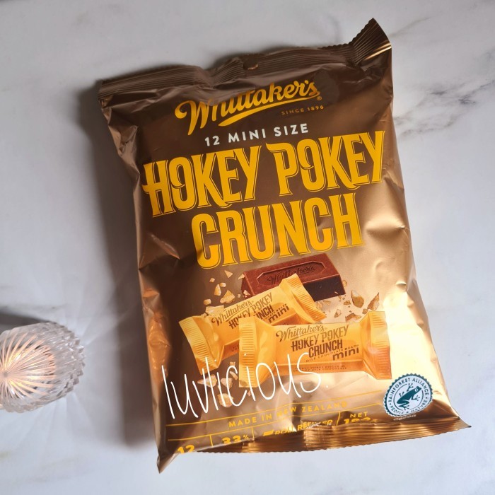 

WHITTAKER'S HOKEY POKEY CRUNCHY HONEYCOMB MILK CHOCOLATE COKLAT SUSU