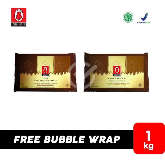 

Tulip Dark Chocolate Compound/ Coklat Batang [1 Kg]