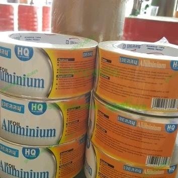 

ISOLASI / LAKBAN ALUMINIUM FOIL TAPE TAHAN PANAS ( LEM PANCI KNALPOT ) ASLI