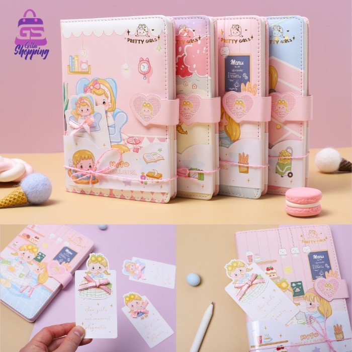 

MURAH Buku Notebook Diary Pretty Girls / Jurnal agenda Buku tulis - 6192