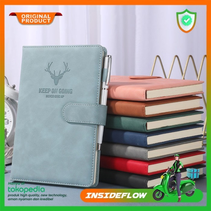 

MURAH Buku Agenda Catatan Binder Jurnal Harian Notebook Cover Kulit