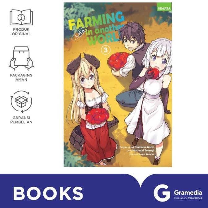 

New Gramedia Buku Farming Life in Another World 3 (Kinosuke Naito)