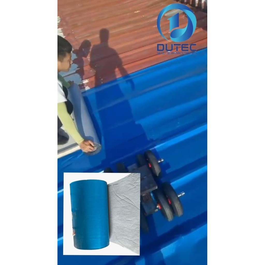 

WATERPROOFING SELF ADHESIVES WATERPROOF ROOF LEAK STICKER MEMBRANE STICKER LAKBAN PLASTIK NANO THERMAL SELF ADHESIVE MEMBRANE ASLI