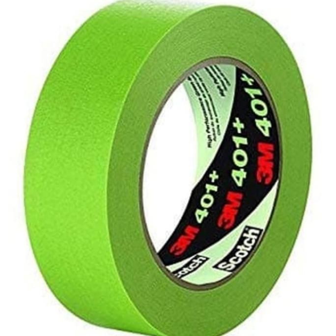 

3M 401 MASKING TAPE HIJAU - 10MM X 55- LAKBAN KERTAS 3M HIGH GREEN ASLI