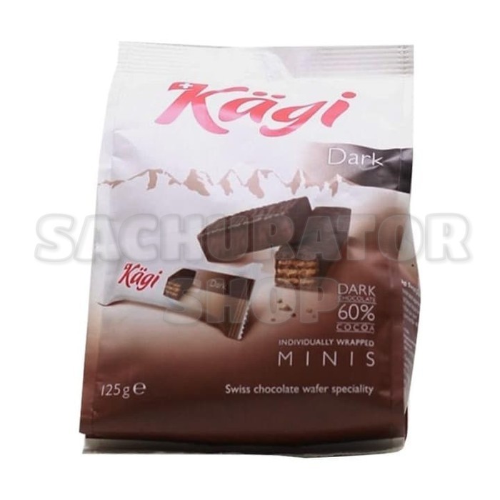 

Coklat Cokelat Kagi Chocolate Mini Bag Dark Choco Wafer Wafers 125 gr