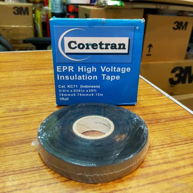

LAKBAN KARET RUBBER SPLICING TAPE CORETRAN - ISOLASI LISTRIK COTRAN ASLI