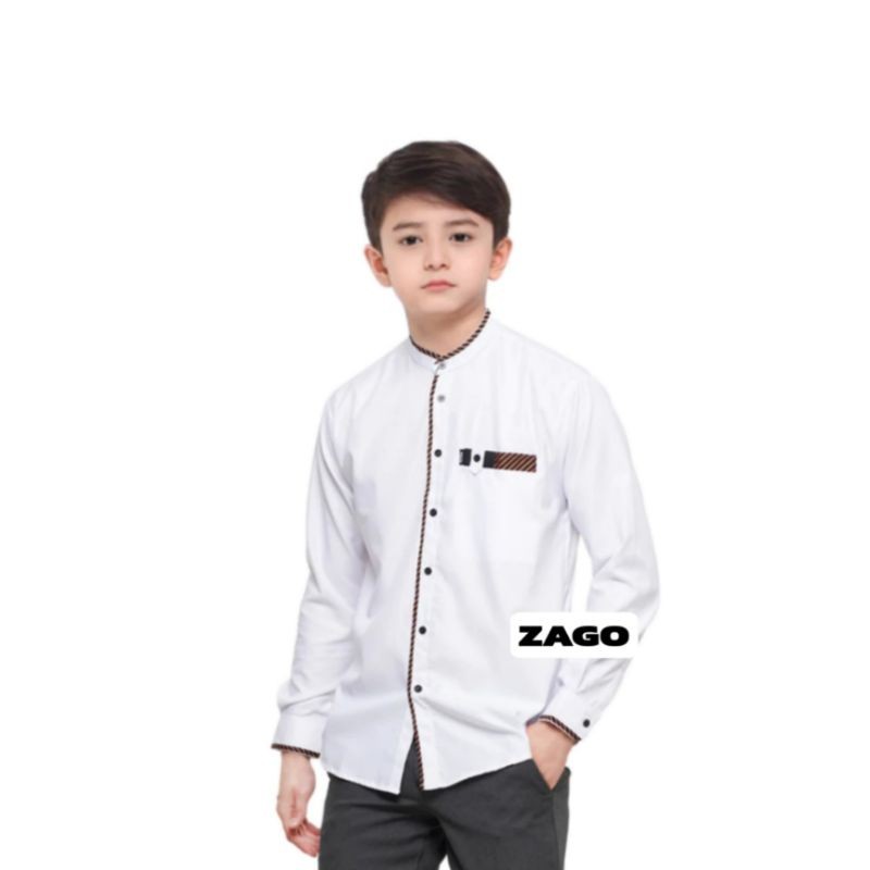 Koko Anak Baju Bocah Tanggung Cowo Hem Ngaji Lebaran Idulfitri Iduladha Bju Kancing Lakilaki Dewasa 