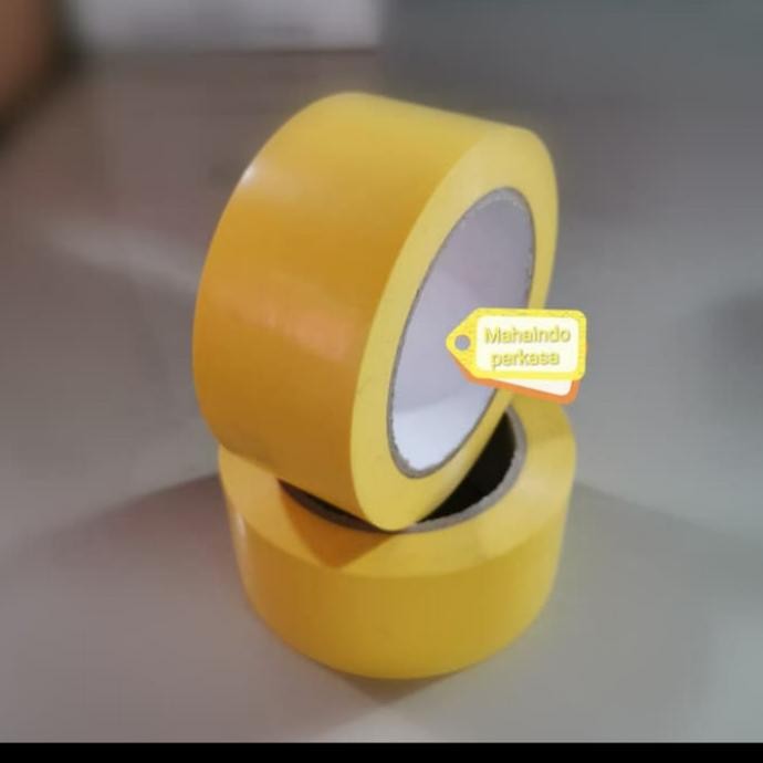 

FLOOR MAKING TAPE LAKBAN LANTAI KUNING SIZE 2IN X 33MTR ASLI