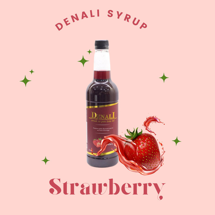 

Denali Sirup Stroberi - Coffee Syrup Flavour Strawberry - 750 ml