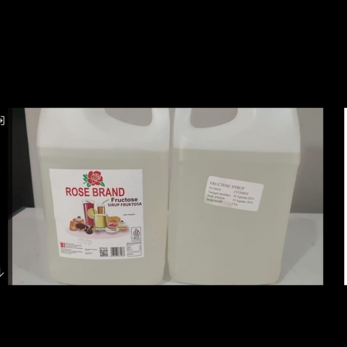 

ROSE BRAND Gula Putih Cair / Tangmi Simple syrup fructose Mixue 5L Sirup ORI Premium murah