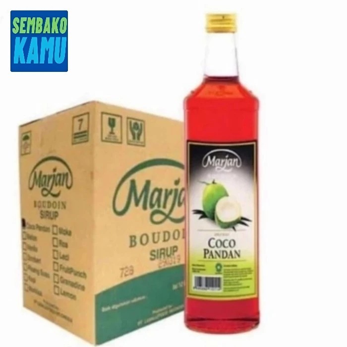 

Sirup Marjan Cocopandan - 1 Dus isi 12 Botol