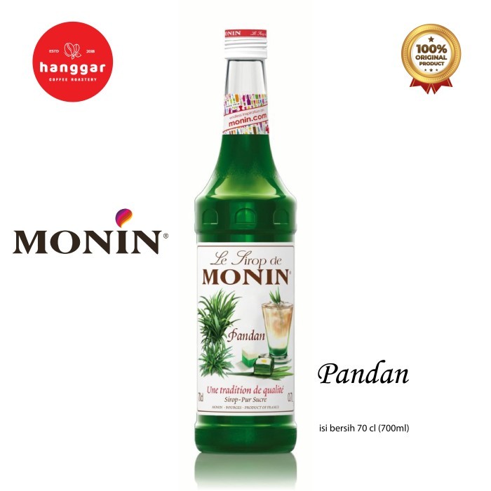 

Sirup MONIN PANDAN 70cl ( 700ml )