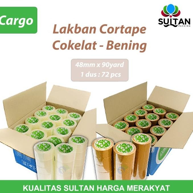 

LAKBAN CORTAPE 48MM 90YARD 1DUS/CARGO ASLI