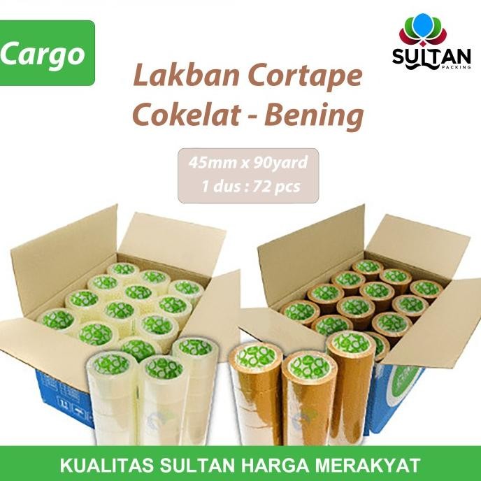 

LAKBAN CORTAPE 45MM 90YARD 1DUS/CARGO ASLI