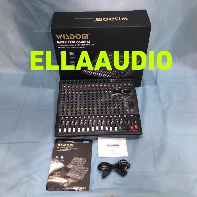 Murah Wisdom Mixer Legend 12 12-Channel Mixer Audio Wisdom With Efek