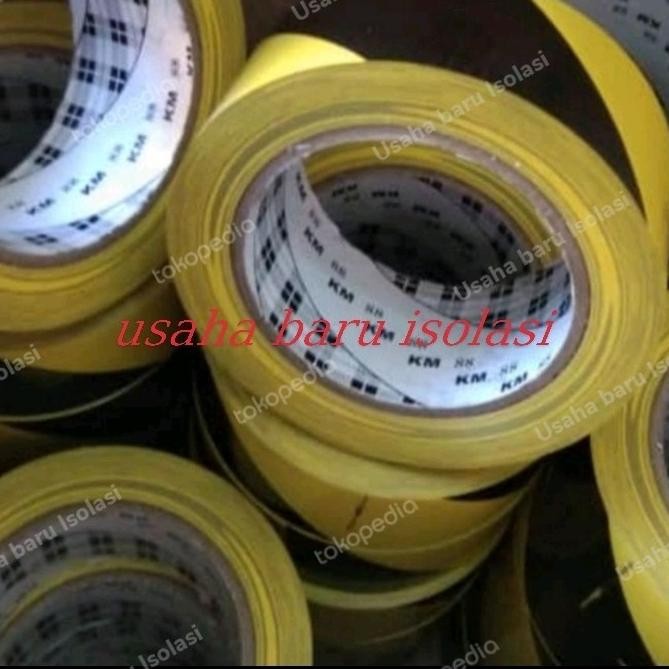 

LAKBAN LANTAY VINYL TAPE KUNING HITAM 48MM33M ASLI