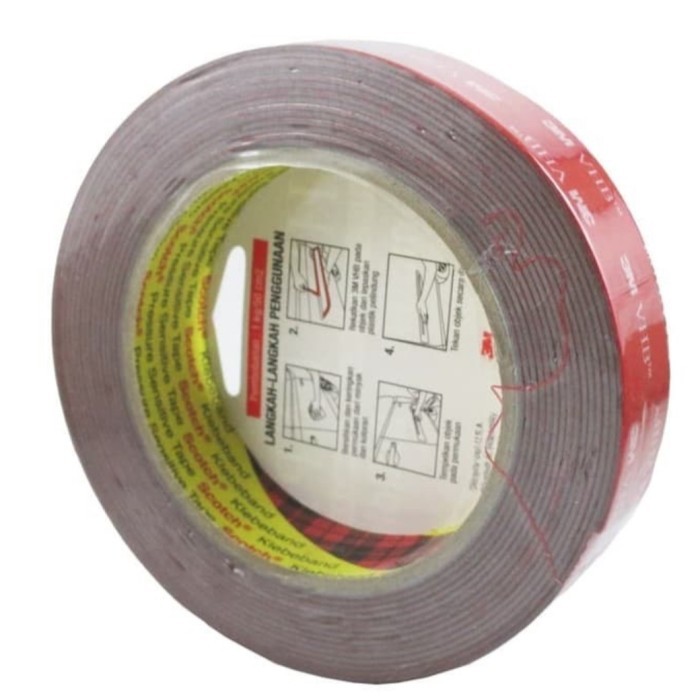 

Cuci Gudang..!! Double Tape Vhb 3M Usa English / Inggris 24Mm X 4,5Mtr Original