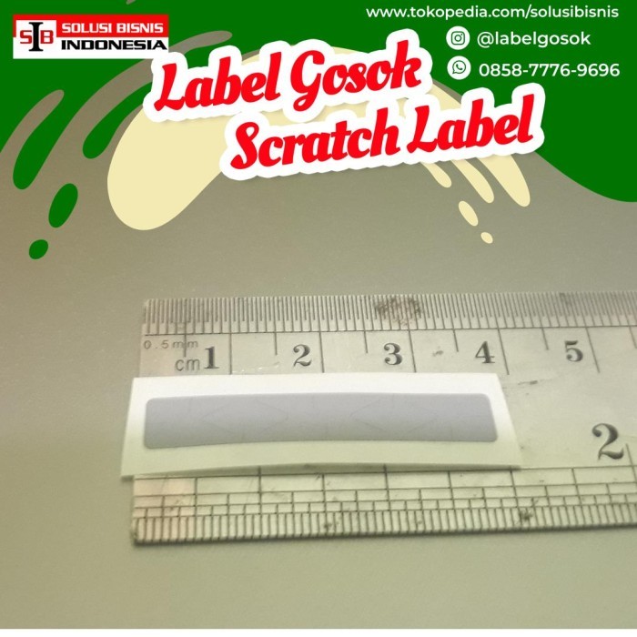 

Terbatas..! Stiker Gosok Ukuran 6*36Mm Polos