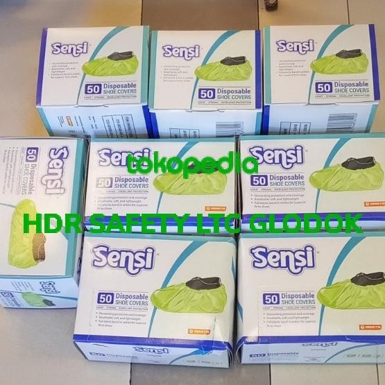 Promo SENSI COVER SHOES / PENUTUP SEPATU MEDIS DISPOSIBLE isi 50 - hijau COD