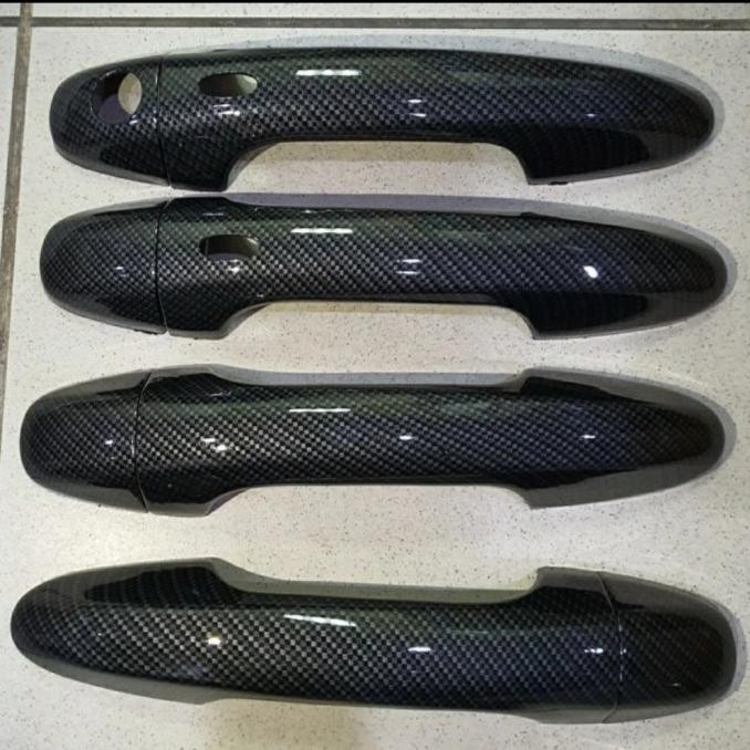 BEST COVER HANDLE PINTU YARIS 2018-2022 CARBON KEYLESS