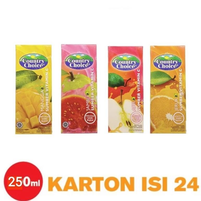 

TERMURAH DUS COUNTRY CHOICE 250ml 250 ml KARDUS KARTON VE29