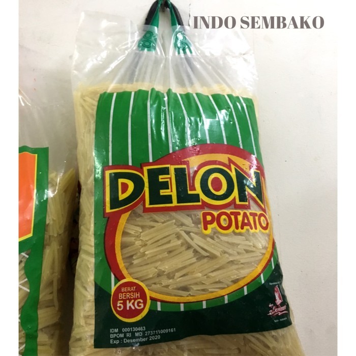 

KENTANG DELON 5KG / DELON POTATO 5KG / STIK KENTANG DELON 1 BAL