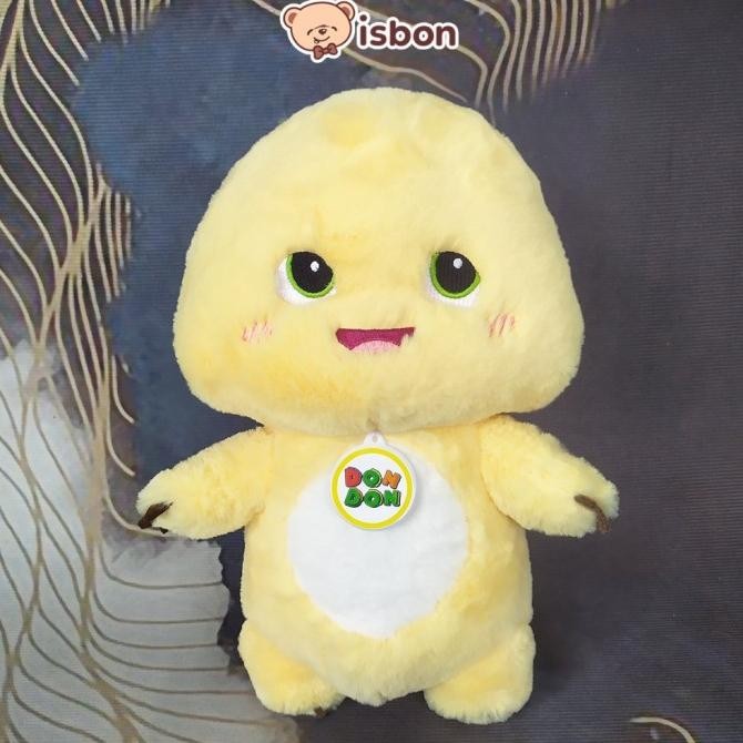 Istana Boneka Dino Kuning Squishy Yellow Dino 12Inch Mini Lucu Mainan Original Dan Terpercaya