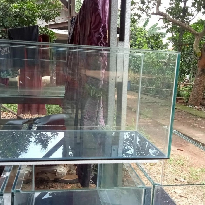 SALE aquarium 60x30x30 aquarium 60x30x30 5mm aquarium kaca polos akuarium