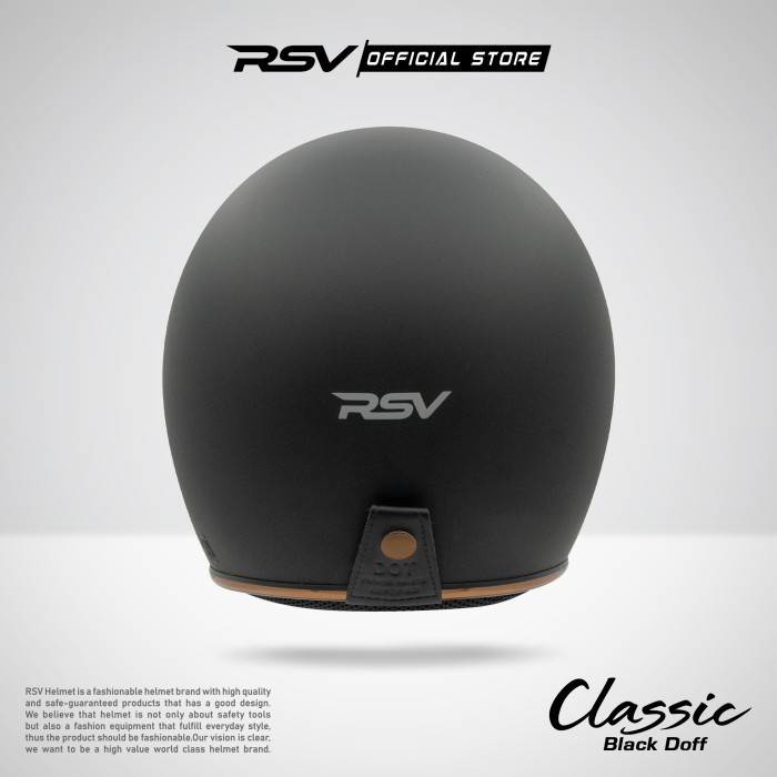 Rsv Helm Classic Black Doff